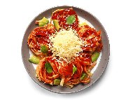 Рецепта Талиатели с доматен сос, авокадо и сирене Пекорино